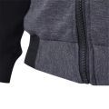 Designer Black Zipper Contrast Sleeves Jacket For Men. 