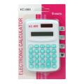 KC 888 Mini Calculator 8 Digits Display with Solar and Battery Power. 