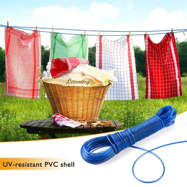 20%20Meter%20PVC%20Coated%20Steel%20Anti-Rust%20Wire%20Laundry%20Rope%20For%20Washed%20Clothes%20Drying,%20Hanging%20Indoor%20&%20Outdoor,%20With%202%20Plastic%20Hooks%20-%20Image%202