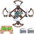 DIY STEM wooden drone quadcopter teaching Educational Science model. 