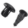 25 Pcs Plastic Push in Car Bumper Fender Door Rivets Clip 10mm Hole. 