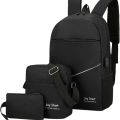 Waterproof Nylon Laptop Backpack With USB Charging Port For College University And Office Travel New Arrival Trendy Fashion Design. 