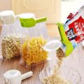 Bag Clips For Food,Bag Clips With Cap Pour Spout,Chip Clips For Bags,Seal Pour Food Storage Snack Bag Clip, Kitchen Food Storage and Organization Moisture Sealing Clamp. 