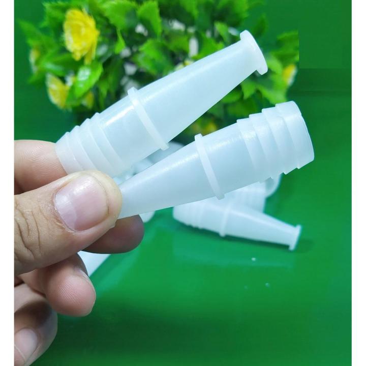 Pack of 5pcs 0.75" 3/4 inch Water Pipe Pressure Nozzle Connector Garden Pipe Connector PVC Plastic Material