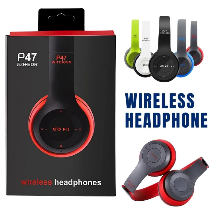 P47%20Wireless%20Bluetooth%20Headphones%20%20Stereo%20Head%20Phones%20Foldable%20Headset%20with%20Mic%20Wireless%20Built-in%20Mic%20Compatible%20For%20all%20Android%20Devices%20and%20PC%20-%20Image%204