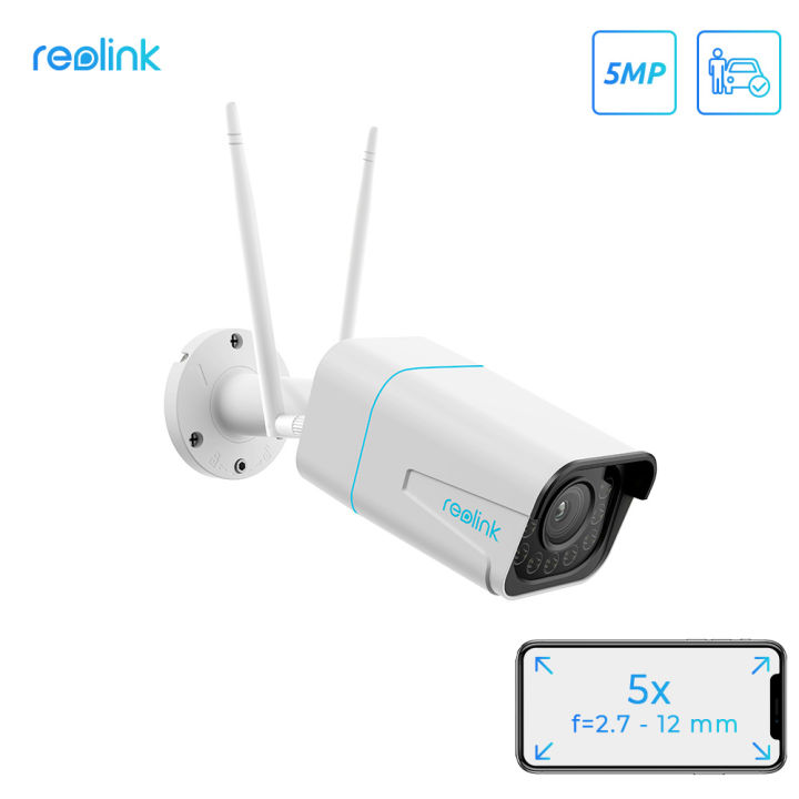 Reolink RLC-511WA 5MP Wifi Two Way Audio 5X Optical Zoom Outdoor Security Camera (Refurbished)