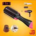 Professional Hot Air Brush Straightening Hair Dryer comb and Volumizer with Comb Straightener Curler, Salon Negative Ion Ceramic Electric Blow Spin Dryer Rotating Brush for All Women, Girl Hair Types. 
