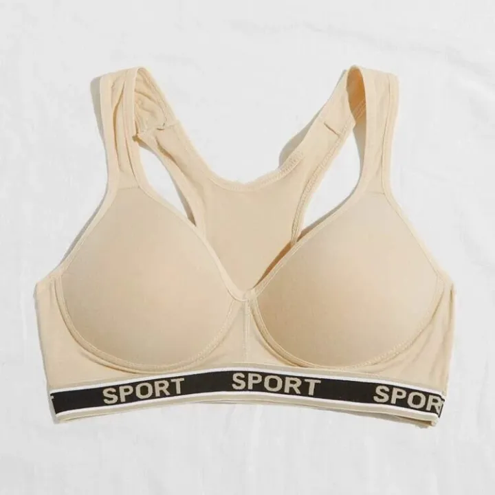Sports%20Bra%20Cotton%20Non%20Wired%20Padded%20Bra%20-%20Image%2010