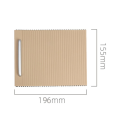 Car Front Center Sliding Shutters Cup Holder Roller Blind Cover Accessories For Volkswagen Passat CC B6 B7 3CD857503(Beige). 