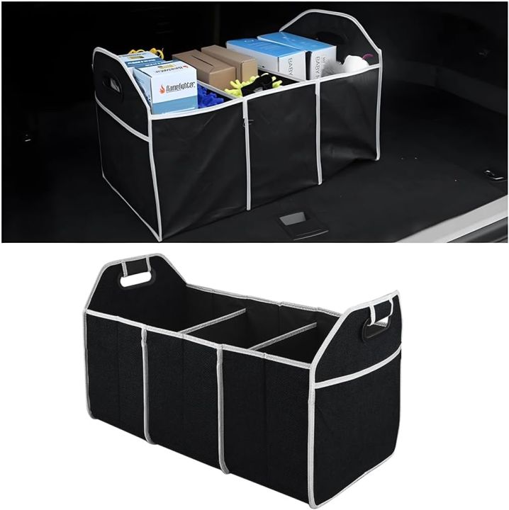 1 PC Car Storage Box Storage Car Trunk storage Non-Woven Storage Box ...
