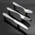 3 pcs Silver Kitchen cabinet Drawer Pull handles Knobs (Knife fork spoon). 