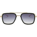 Tony Stark Square Sunglasses - Iron Man Sun Glasses Vintage Square Metal Frames. 