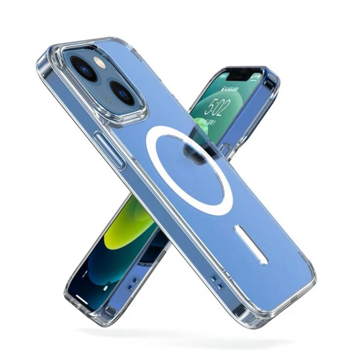 For iPhone 14 Mutural Jingtou Series MagSafe Magnetic Phone Case