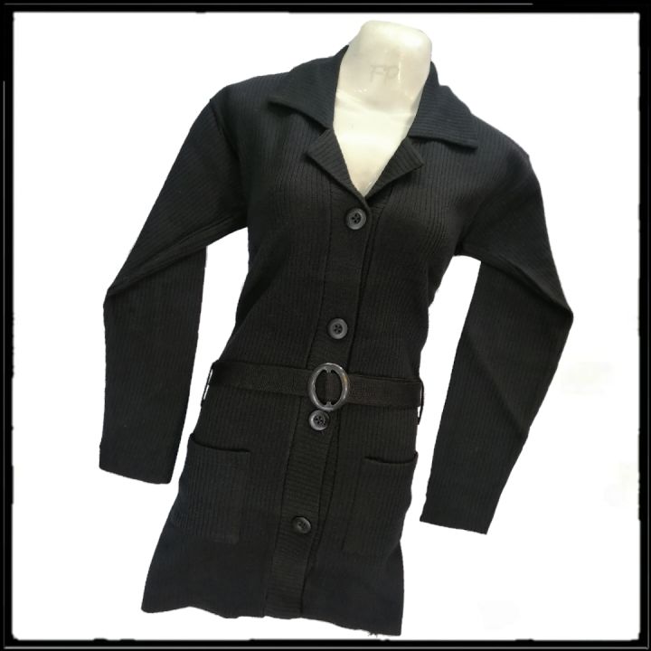 Long black sweater online