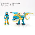 2024 Anime How To Train Your Dragon 3 Toothless Night Doll PVC Blue Black White Dragon Action Figure Model Toy Boys Toy Gift Revien Meiuazo. 