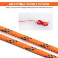 FG Outdoor 4mm Reflective Camping Tarp Tent Rope Runners Velarium Guy Line Cord Wind Rope 10M for Camping Tent Awning Canopy #425102. 