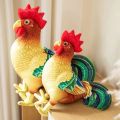 Realistic Rooster Chicken Plush Toys Stuffed Animals Plush Doll Kawaii Toy for Kids Hug Toys Lovely Room Decoration Toy. 
