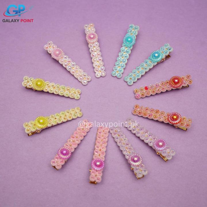 Sparkling Pearl- Hair Clips