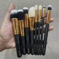 ZOEVA BLACK GOLDEN BRUSH SET (Without Bag). 