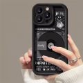 For Infinix Hot 50 4G 5G Soft Matte Silicon Retro Cool Shadow Couple Phone Case Shockproof Protective Cover. 