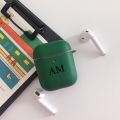 Luxury PU Leather Case Custom Name Text Logo Picture For Airpod Case Personal Design Soft Case Hot Customized Photo Letter Cover. 