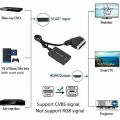 Scart To Hdmi Converter With Hdmi Cable, Full HD 720p/1080p Switch Sky/DVD Player. 