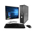 Optiplex 780  Desktop Intel Core 2 Duo 2GB Ram - 160GB Hard HDD - LCD Screen 17 - Keyboard - Mouse- 2 Power Cable - VGA Cable LCD Screen 17. 
