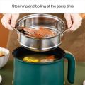 Hot Pot Cooker Electric, Multifunction Nonstick, Steamer, Kettle 1.5 Liters Large Capacity, Electric Kettle, Electric Pot for Cooking in winter, Cookers Home Saucepan Pans,. 