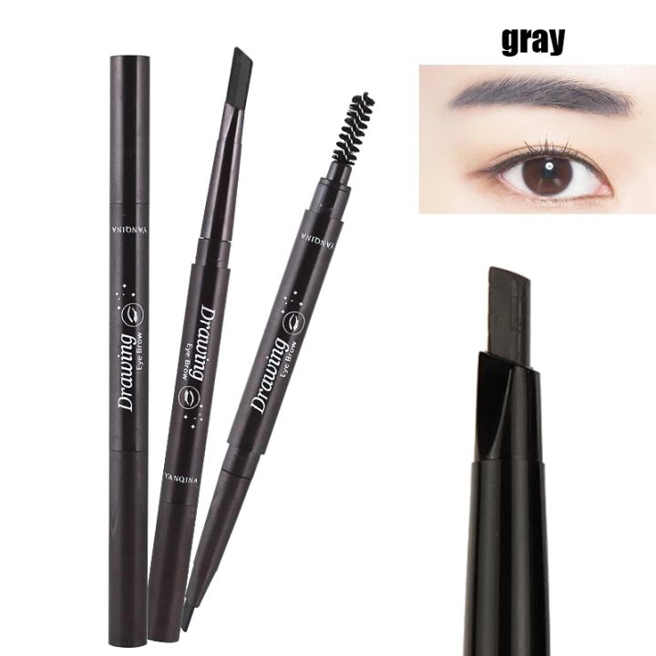 5%20Colors%20Natural%20Makeup%20Double%20Heads%20Automatic%20Eyebrow%20Pencil%20Waterproof%20Long-lasting%20Easy%20Ware%20Eyebrow%20Pen%20with%20Eyebrow%20Brush%20-%20Image%203