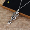 Vintage Alloy Necklace Voldemort Death Eater Snake Choker Movie Nagini Themed Jewelry. 