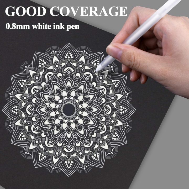 White%20Gel%20Pen,%201%20Pcs%20White%20Pens%20for%20Art%200.8mm%20Fine%20Point%20White%20Ink%20-%20Image%203