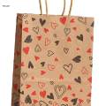 6Pcs Valentine's Day Gift Bag Durable Valentines Day Gifts for Her Handbag for Presents Party Favors. 