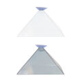 1pc Mini 3D Hologram Pyramid Display Projector Durable Video Stand Universal. 