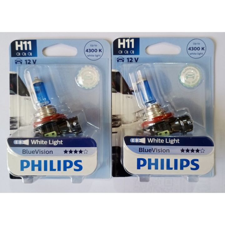 Philips Blue Vision/Crystal Vision H11 - 4300K - Germany