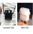 LIFE+GUARD WEARABLE TOUCHLESS HAND SANITIZER DISPENSER. Automatic sensor operation. Refillable with any hand sanitizer gel. Belt and lanyard mounts included.. 