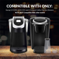 Coffee Starter Kit Replacement Accessories for Keurig 2.0 K200, K250, K35, K-Duo, and K-Compact Includes Filter Holder and Water Filters. 