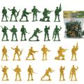 Mini Tiny Military Force Action Figure Toys Set - Army Man Soldier War Toy For Kids Boys Girls - Soldiers. 