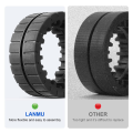 Non-Slip Replacement Wheel Tires for iRobot Braava Jet M6 (6110) (6012) (6112) (6113) Ultimate Robot Mop. 