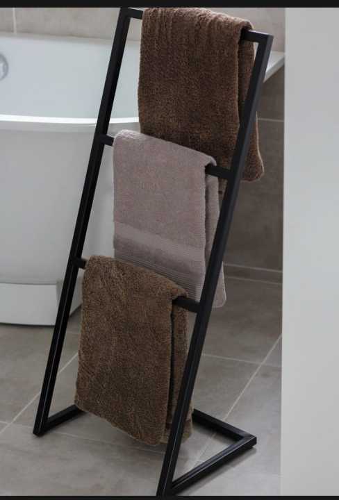 free standing 3 step towel rack and very unique