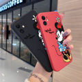 YIWESAN for OPPO Find X2 Neo Case Cartoon Cute Fashion Minnie Thin New Design Phone Case Side Square Edge Casing Pattern Silicone Softcase Full Back Cover Shockproof Protection Cases. 