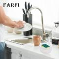 Easy to Use Soap Dispenser Convenient Soap Dispenser with Sponge Holder No Dripping Large Capacity Home Supplies Soap Dispenser for Kitchen. 
