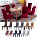 Set of 6 Stretchable Dining Chair Covers – Soft Jersey Fabric Slipcovers for Dining Room Chairs | Washable, Durable & Stylish Chair Protectors. 