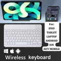 WIRELESS KEYBOARD BLUETOOTH RECHARGEABLE FOR -TABLET-MOBILE-LAPTOP CONNECT VIA BLUETOOTH. 