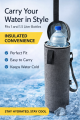 Insulated 1.5 Liter Water Bottle Cover Water Bottle Bag  Water Bottle Pouch, Water cooling bottler Cover keeps water cool. 