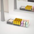 3 Section Acrylic Drawer Organizer Tray, Clear Desk Makeup Tray Organizer for Drawer, Office Shallow Drawer Organizer(11.8x4.3 inch). 