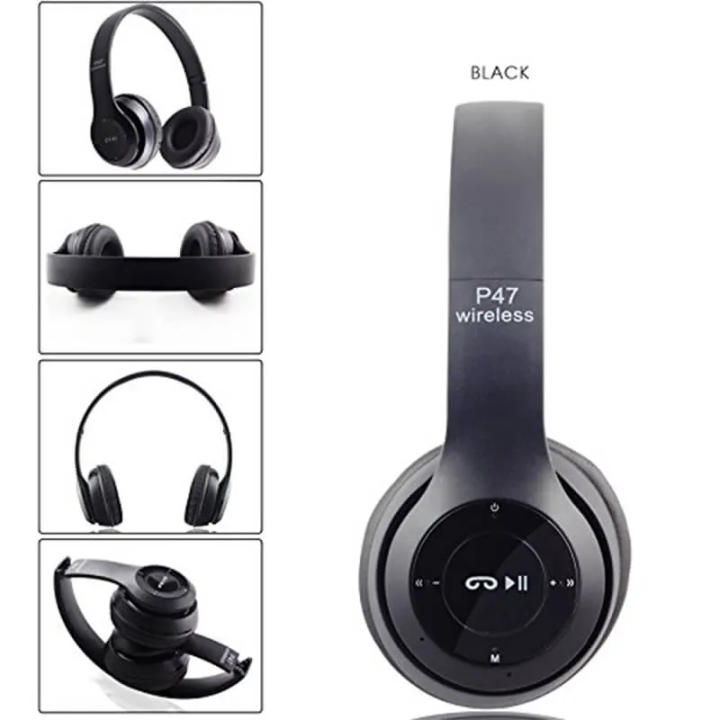Original%20Wireless%20Headphones,%20P47%20Bluetooth%20Foldable%20Headset%20with%20Microphone%20Support%20FM%20Radio%20TF%20for%20PC%20TV%20Smart%20Phones%20&%20Tablets%20Etc%20-%20Image%206