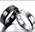 CUSTOMIZED SINGLE NAME RING WITH GIFT BOX PACKING THREE COLORS AVAILABLE GOLDEN,SILVER,BLACK (PERFECT GIFT TO SEND YOUR WIFE , HUSBAND , FIANCE OR ANY ONE). 
