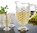 Fish Style Jug Glass Water Set 7 pcs. 