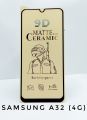 Samsung A32 4G Ceramic matte glass temper unbreakable antishock hybrid film 9D/11D/21D Fiber sheet. 