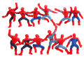6pcs/set Mini Spider-Man Figure The Avengers mavel Spiderman Spider Man PVC Action Figure Toys Children Gifts. 